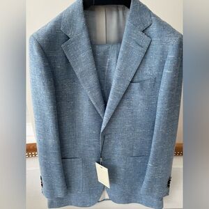 COPY - Suit Supply Havana Blue Suit, Italian BRESCIA Int. Brand new with Tags!